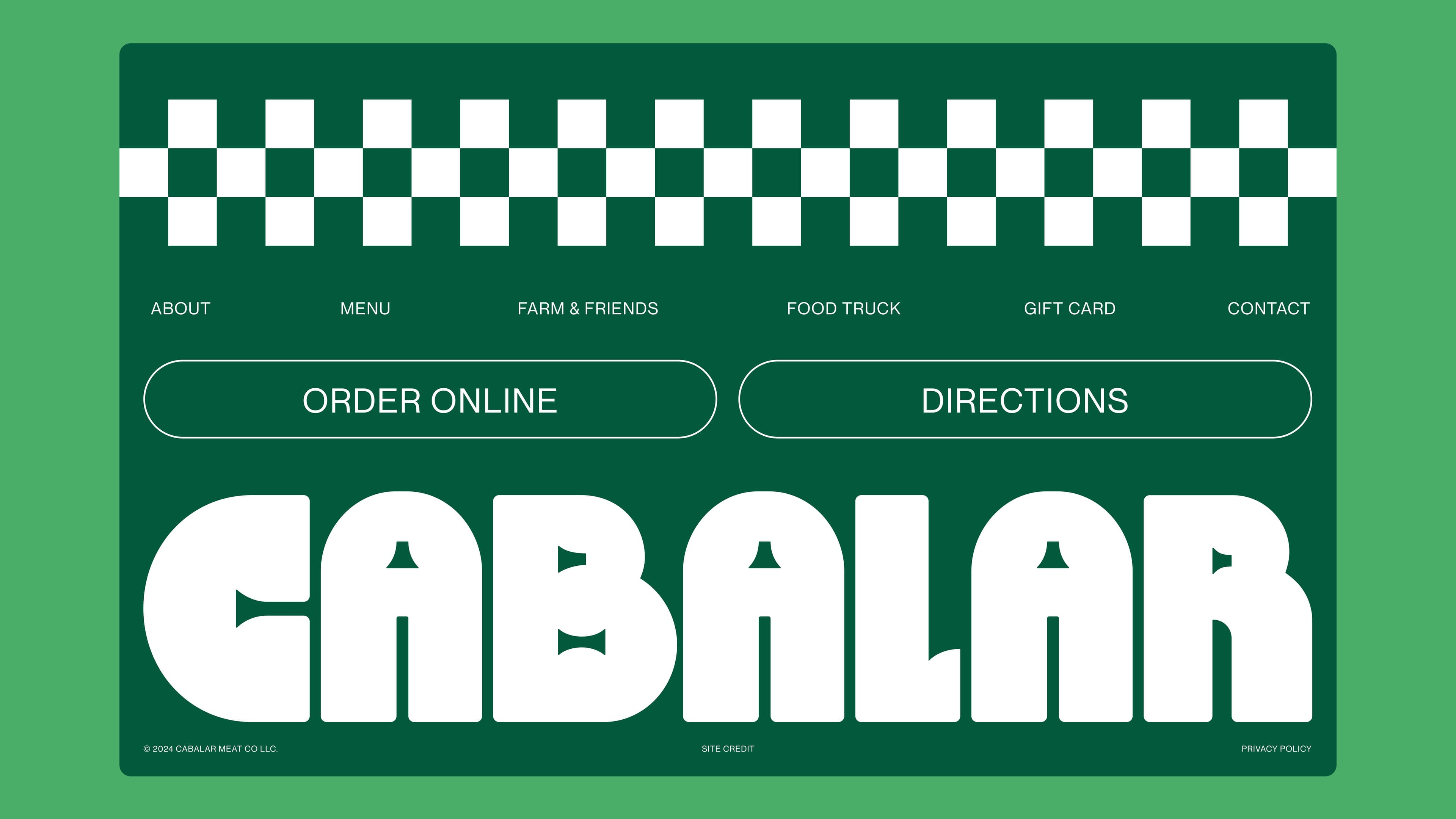 Cabalar website footer