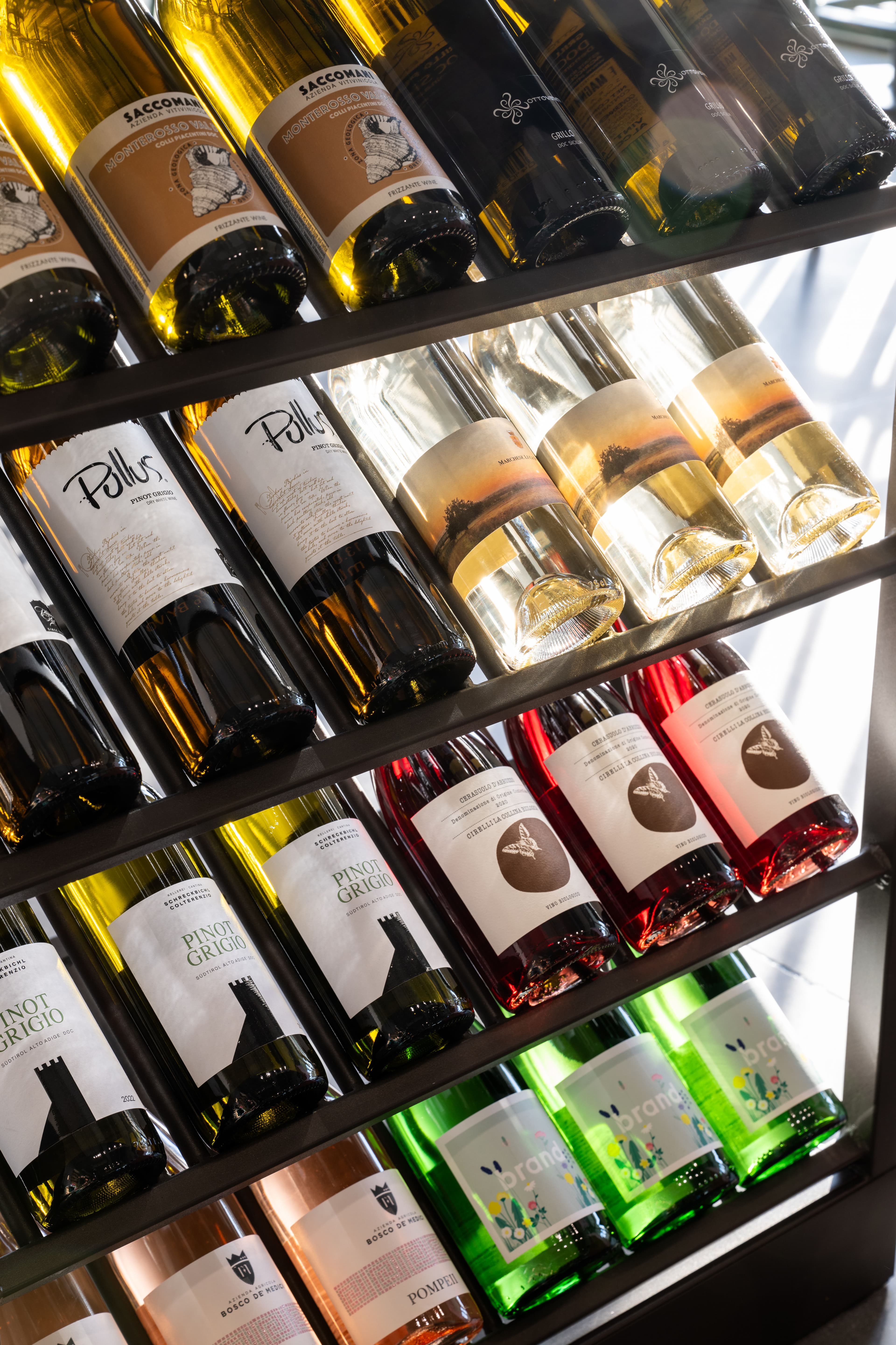 Pizzeria Luca wine selections