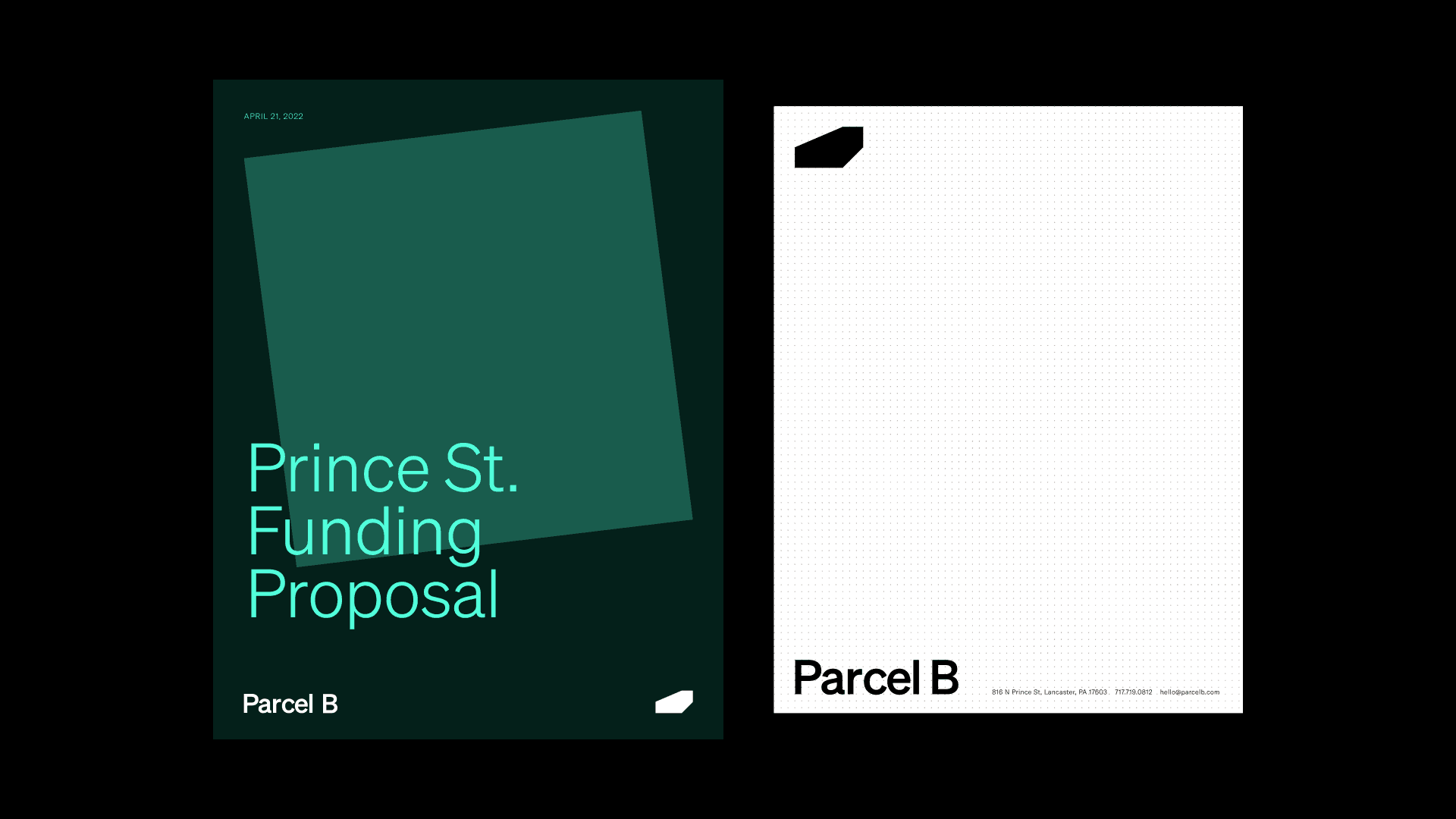 funding proposal cover page